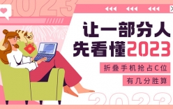 让一部分人先看懂2023：折叠手机抢占C位 有几分胜算